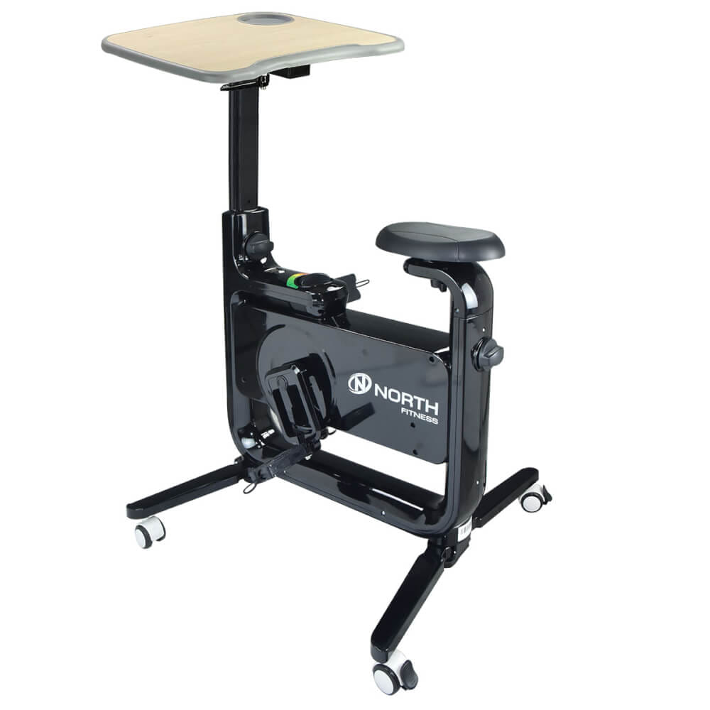 จักรยานนั่งปั่นพร้อมโต๊ะ NORTH FITNESS TABLE BIKE1 สีดำ_0